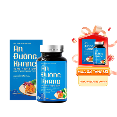 Thực phẩm bảo vệ sức khoẻ An Đường Khang hỗ trợ hạ đường huyết (30 viên)