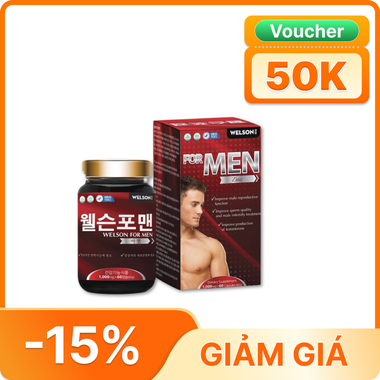 Thực phẩm bảo vệ sức khỏe Welson For Men (60 viên)