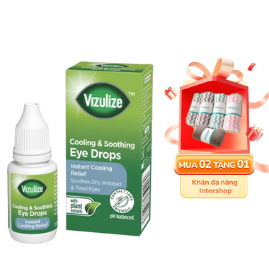 Dung dịch nhỏ mắt Vizulize làm mát và dịu mắt (10ml)