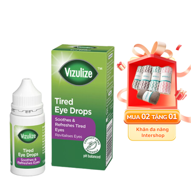 Dung dịch nhỏ mắt Vizulize giảm mỏi mắt (10ml)