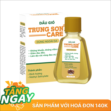 Dầu gió vàng Trung Sơn Care (7ml)