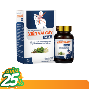 Viên vai gáy EziTake  hỗ trợ cải thiện đau mỏi vai gáy, tê bì chân tay (30 viên)