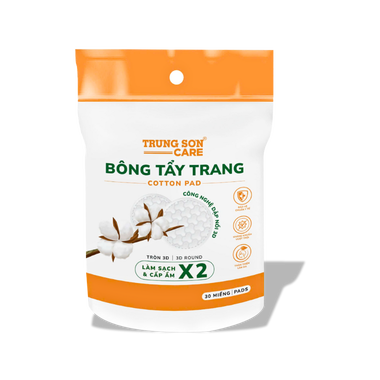 Bông tẩy trang túi - Trung Sơn Care (Túi 30 miếng)