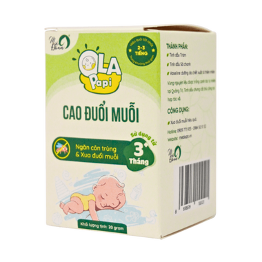 Cao Đuổi Muỗi Ola Papi (Hộp 20 gram)