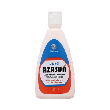 Dầu gội Azasun Gamma hỗ trợ sạch gàu, vệ sinh da đầu hiệu quả (120ml)