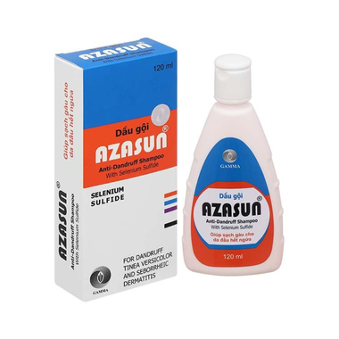Dầu gội Azasun Gamma hỗ trợ sạch gàu, vệ sinh da đầu hiệu quả (120ml)