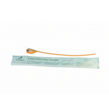 Ống thông tiểu Foley silicon 3 nhánh sử dụng dài ngày số 18