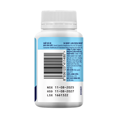 Ostelin Calcium & Vitamin D3 - Viên uống hỗ trợ duy trì sự chắc khỏe của xương và răng (Hộp 30 viên)