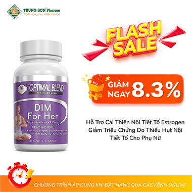 Thực phẩm bảo vệ sức khỏe Dim For Her 250mg (30 viên)