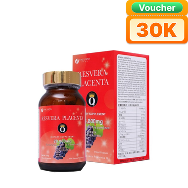 Thực phẩm bảo vệ sức khỏe Resvera Placenta Q (120 viên)