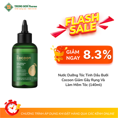 Nước dưỡng tóc tinh dầu bưởi Cocoon giảm gãy rụng và làm mềm tóc (140ml)