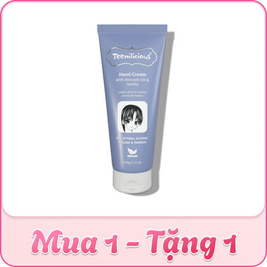 Kem dưỡng ẩm da tay Teenilicious Hand Cream Avocado &amp; Vanilla (60g)
