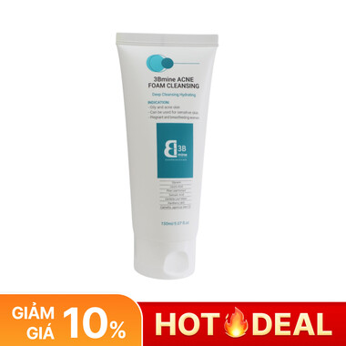 3B Mine - Sữa rửa mặt dành cho da dầu mụn (Chai 150ml)