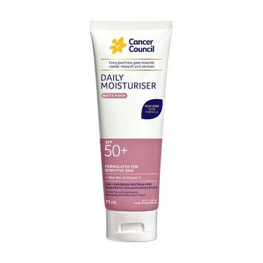 Cancer Council Daily Moisturiser SPF50+ Kem chống nắng dưỡng ẩm hàng ngày (75ml)