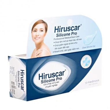 Gel Hiruscar Silicone Pro giảm ngứa, làm mờ sẹo (4g)