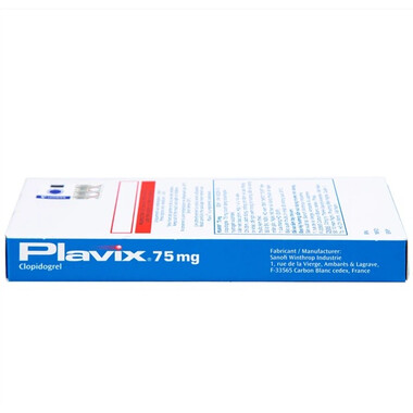 Thuốc Plavix 75mg phòng và trị huyết khối (1 vỉ x 14 viên)