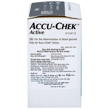 Que thử đường huyết Accu-Chek Instant (50 que)