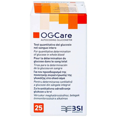 Que thử đường huyết OGCare (25 que)
