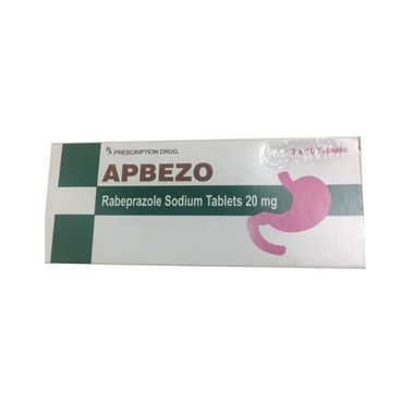 Thuốc Apbezo 20mg điều trị viêm loét dạ dày tá tràng (3 vỉ x 10 viên)