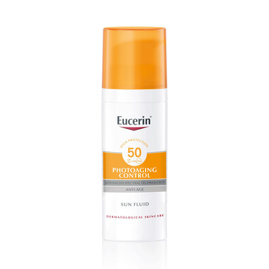 Kem chống nắng EUCERIN Sun Fluid Photoaging Control SPF50 ngăn ngừa lão hóa (50ml)