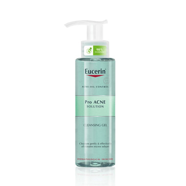 Gel rửa mặt Eucerin Pro Acne Cleansing làm sạch dịu nhẹ cho da nhờn mụn (200ml)