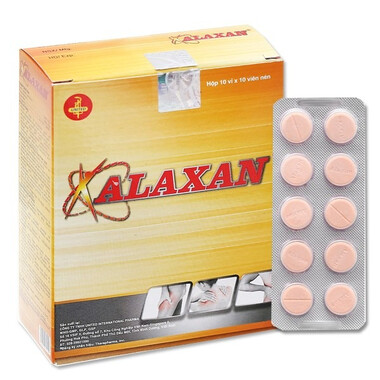 Thuốc Alaxan giảm các cơn đau cơ xương nhẹ đến trung bình,đau đầu, đau răng, đau sau phẫu thuật đau bụng kinh ( hộp10 vỉ x 10 viên)
