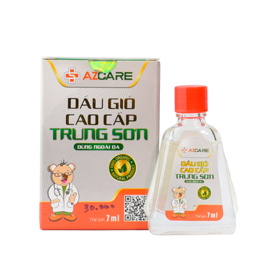 Dầu gió cao cấp Trung Sơn hỗ trợ giảm đau nhức, đau đầu, cảm cúm (7ml)
