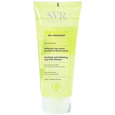 Gel rửa mặt SVR Sebiaclear Gel Moussant loại bỏ bụi bẩn, bả nhờn (200ml)