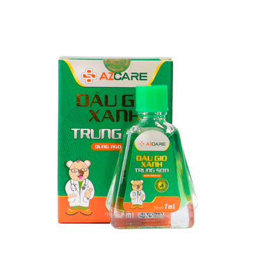 Dầu gió xanh Trung Sơn hỗ trợ giảm đau nhức, đau đầu, cảm cúm (7ml)