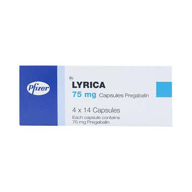 Thuốc Lyrica 75mg điều trị, động kinh,đau dây thần kinh, rối loạn lo âu lan tỏa ở người lớn (hộp 4 vỉ x 14 viên)