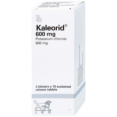 Thuốc Kaleorid 600mg phòng ngừa và điều trị giảm kali huyết (30 viên)
