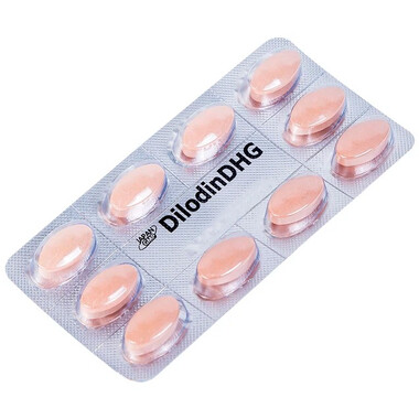 Thuốc Dilodin hỗ trợ điều trị bệnh trĩ cấp và mạn tính (5 vỉ x 10 viên)