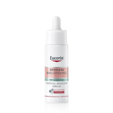 Tinh chất giảm thâm nám, dưỡng sáng kiểm soát nhờn Eucerin Spotless Brightening  Crystal Booster Chai 30ml + Nước dưỡng sáng và cấp ẩm cho da Eucerin Boosting Essence Chai 100ml
