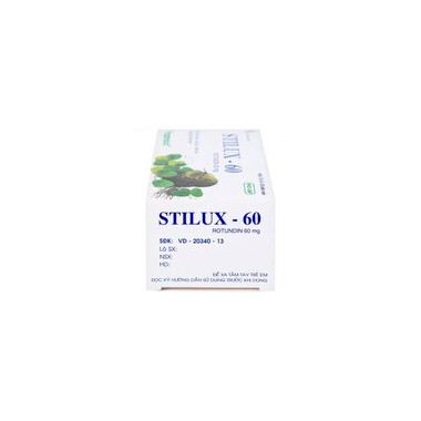 Thuốc Stilux-60 giúp an thần, gây ngủ, giảm đau (10 vỉ x 10 viên)