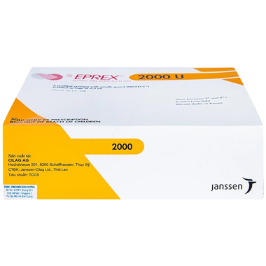 Thuốc Eprex Prefill 2000IU Janssen điều trị bệnh thiếu máu (6 ống)