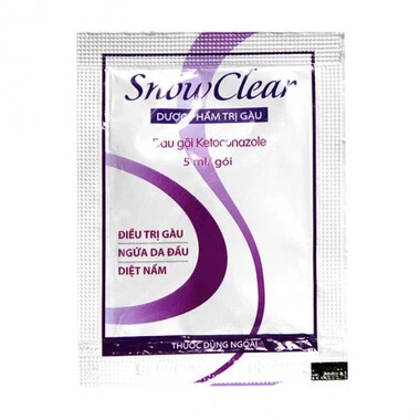 Dầu gội Snowclear điều trị gàu, ngứa da đầu, diệt nấm (50 gói x 5ml)