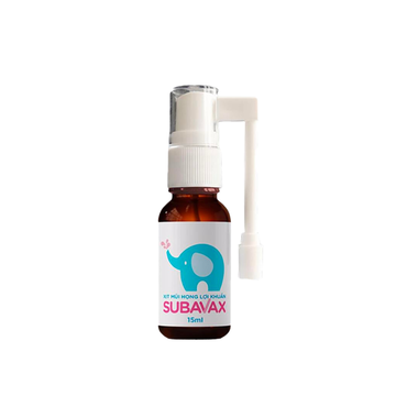 Xịt mũi họng lợi khuẩn Subavax giảm ngạt mũi, ho, sốt, đau họng (15ml)