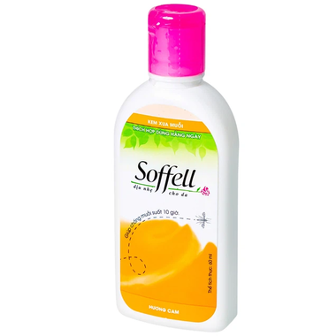 Kem xua muỗi Soffel hương cam giúp chống muỗi suốt 10 giờ (60ml)