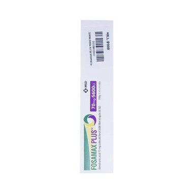 Thuốc Fosamax Plus 70mg/5600IU MSD điều trị loãng xương (1 vỉ x 4 viên)