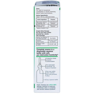 Thuốc Fleet Enema hỗ trợ làm giảm chứng táo bón (133ml)