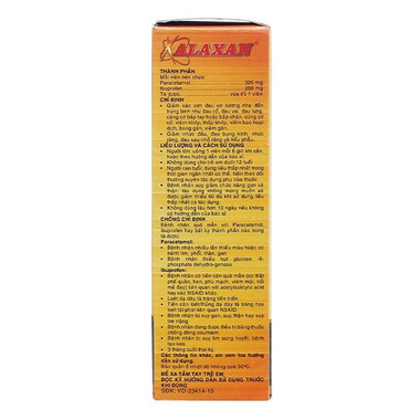 Thuốc Alaxan giảm các cơn đau cơ xương nhẹ đến trung bình,đau đầu, đau răng, đau sau phẫu thuật đau bụng kinh ( hộp10 vỉ x 10 viên)