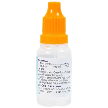 Dung dịch Natri Clorid Pharmedic (0.9%) vệ sinh mắt, mũi (10ml)
