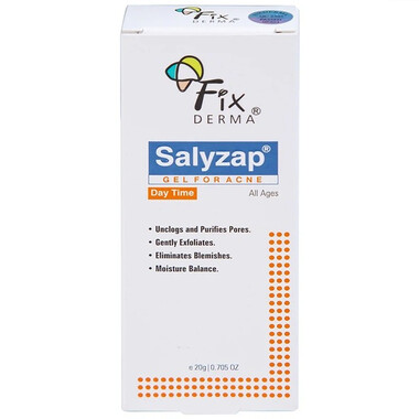 Gel Fixderma Salyzap Day Time giảm mụn và ngăn ngừa sự hình thành nhân mụn mới (20g)
