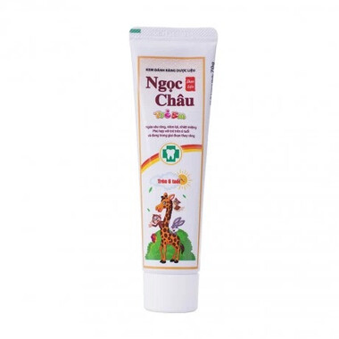 Kem đánh răng dược liệu Ngọc Châu ngừa sâu răng cho trẻ em (70g)