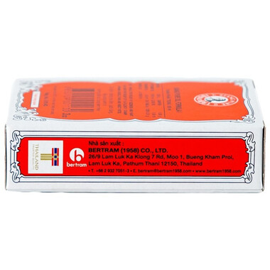 Dầu gió Thái Siang Pure Oil Bertram điều trị cảm cúm, côn trùng cắn (3ml)