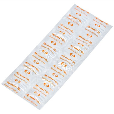 Thuốc Myonal 50mg Eisai cải thiện các triệu chứng tăng trương lực cơ (3 vỉ x 10 viên)