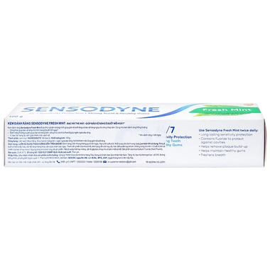 Kem đánh răng Sensodyne Fresh Mint hỗ trợ giảm tình trạng ê buốt răng (100g)