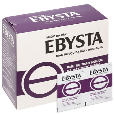 Thuốc Ebysta điều trị trào ngược dạ dày, thực quản (hộp 20 gói X 10ml)