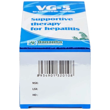 Thuốc VG-5 hỗ trợ điều trị viêm gan (40 viên)