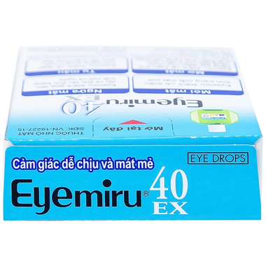 Thuốc nhỏ mắt Eyemiru 40 EX bảo vệ mắt, tránh cận thị, viễn thị (chai 15ml)